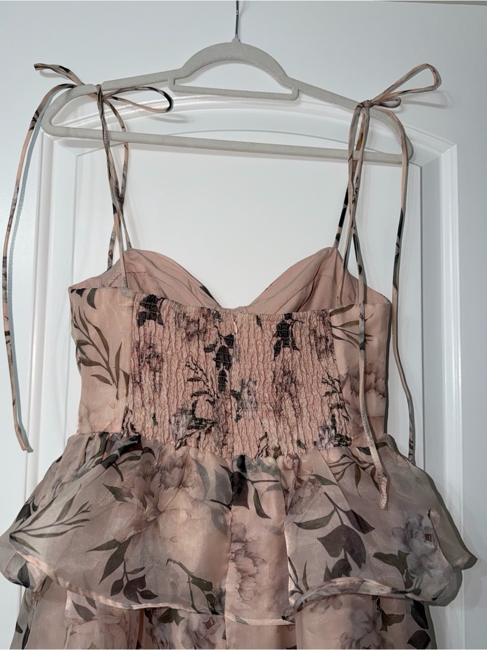 Petal & Pup Kennie Floral Print Midi Dress | Pink Floral | Size Small - Picture 11 of 12